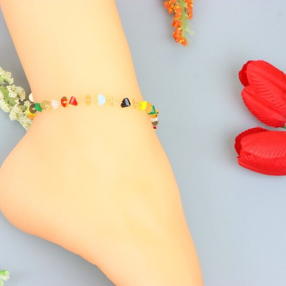 Handmade Anklet – A Stylish Choice for Women, Thoughtful Gift Idea, EVCH1400 - Picture 3 of 10